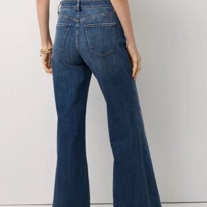 White House Black Market High Rise Wide Leg Jeans size 10